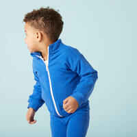 Trainingsanzug warm Regular Basic Babys/Kleinkinder blau 
