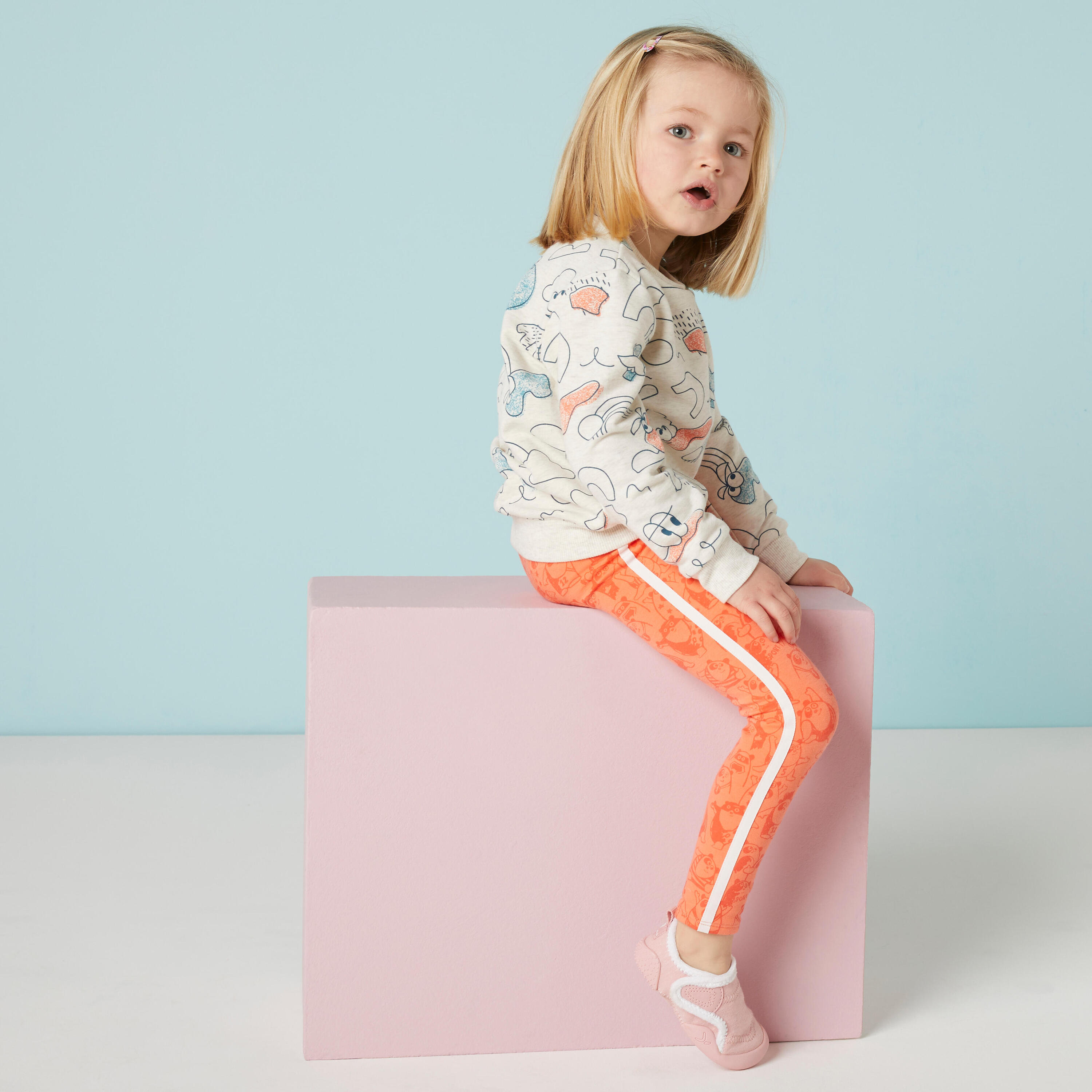 Calçado de Ginástica Conforto "Babylight" Criança 550 Rosa 91/99