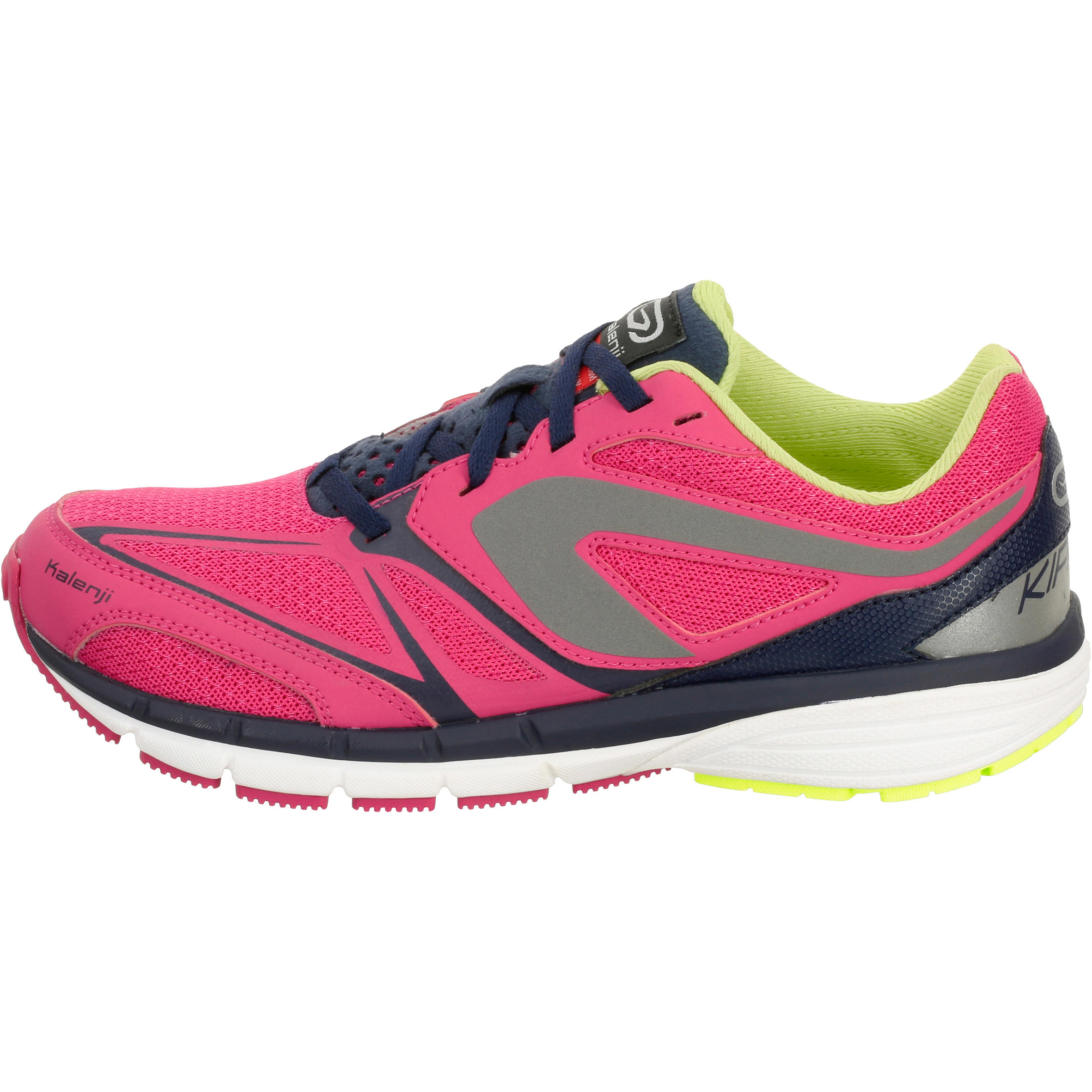 KALENJI KIPRUN GIRL'S RUNNING SHOES PINK/GREEN 8/15