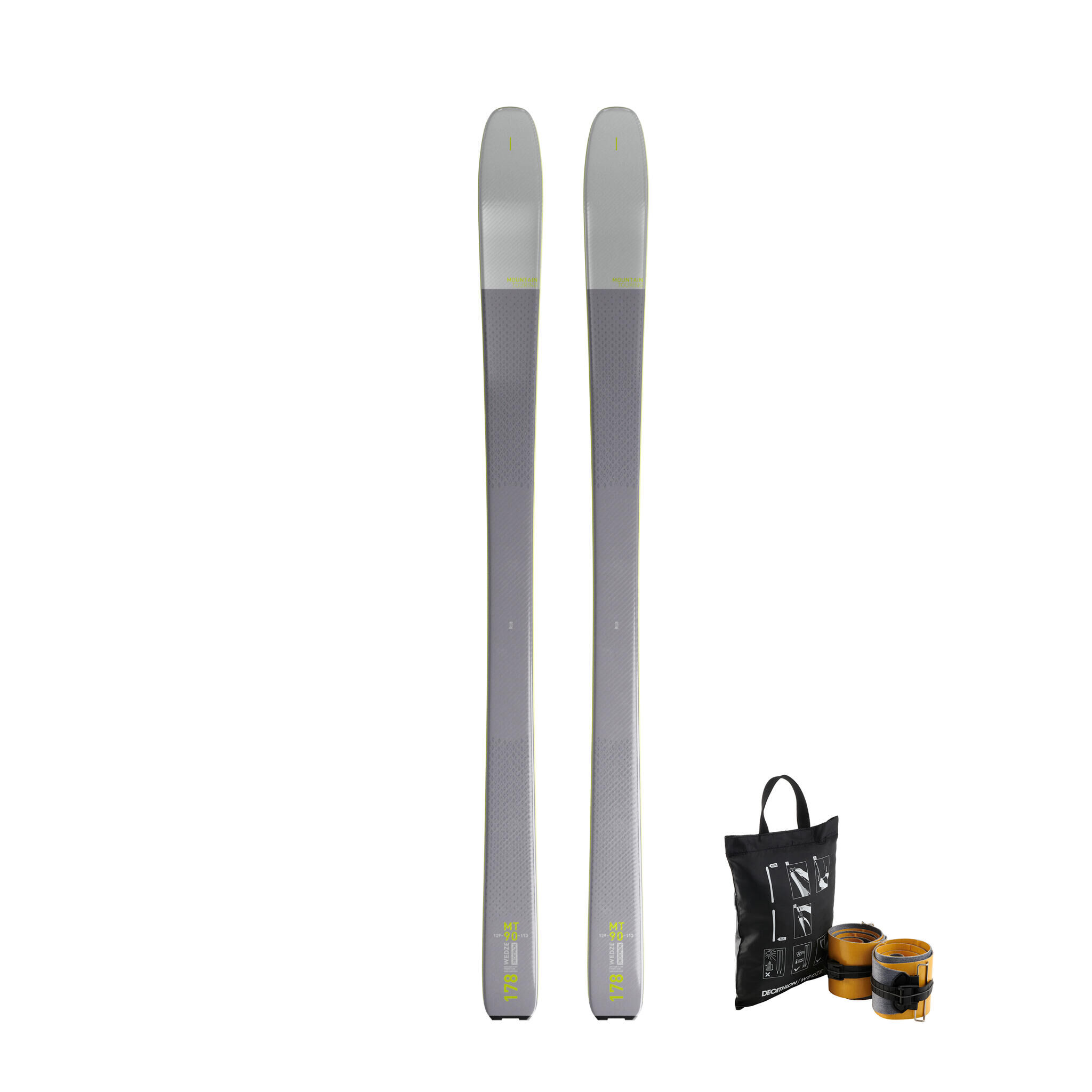 WEDZE TOURING SKI - MT90  + SKINS