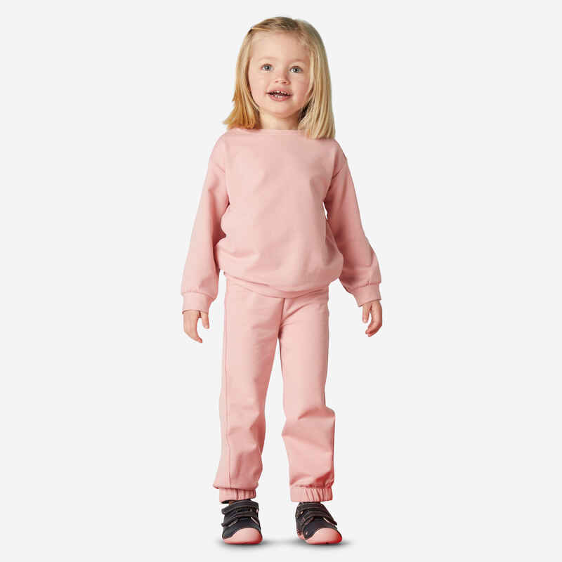 Kids' Basic Baby Gym Tracksuit - Pink