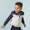 Trainingsjacke Babys/Kleinkinder Basic - blau/grau mit Motiven 