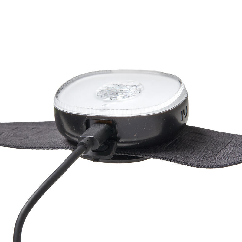 Lampka do biegania Kiprun RunLight 200 Black - 200 lumenów