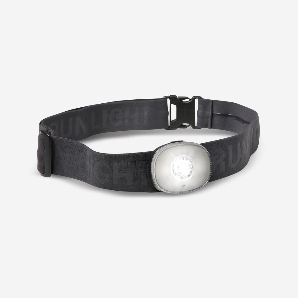 Lampka do biegania Kiprun RunLight 200 Black - 200 lumenów