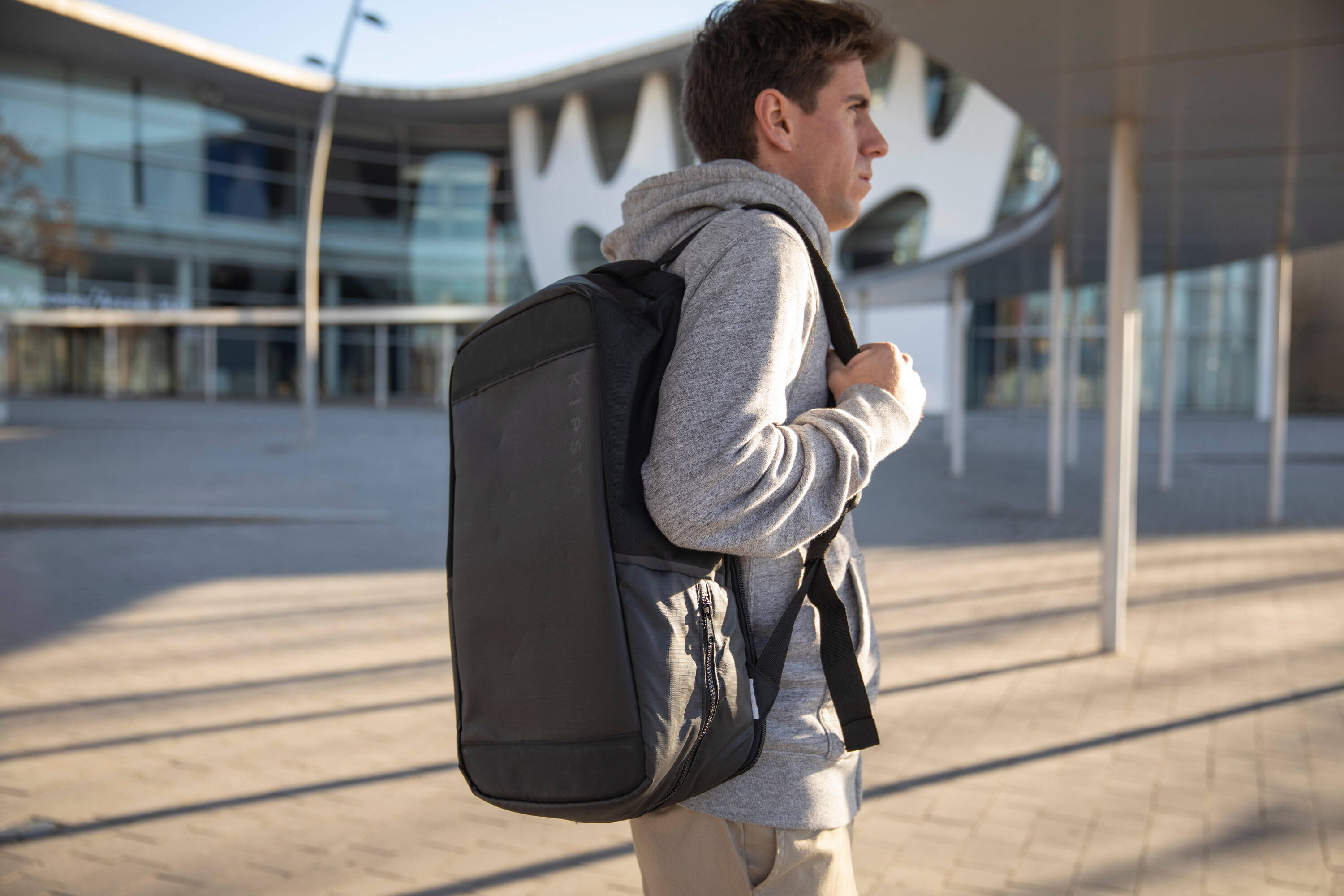 Backpack Urban 35L Smoked Black and Khaki Green -  4