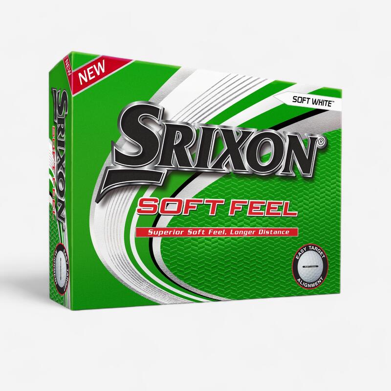 Bola Golf Soft Feel Blanco x12