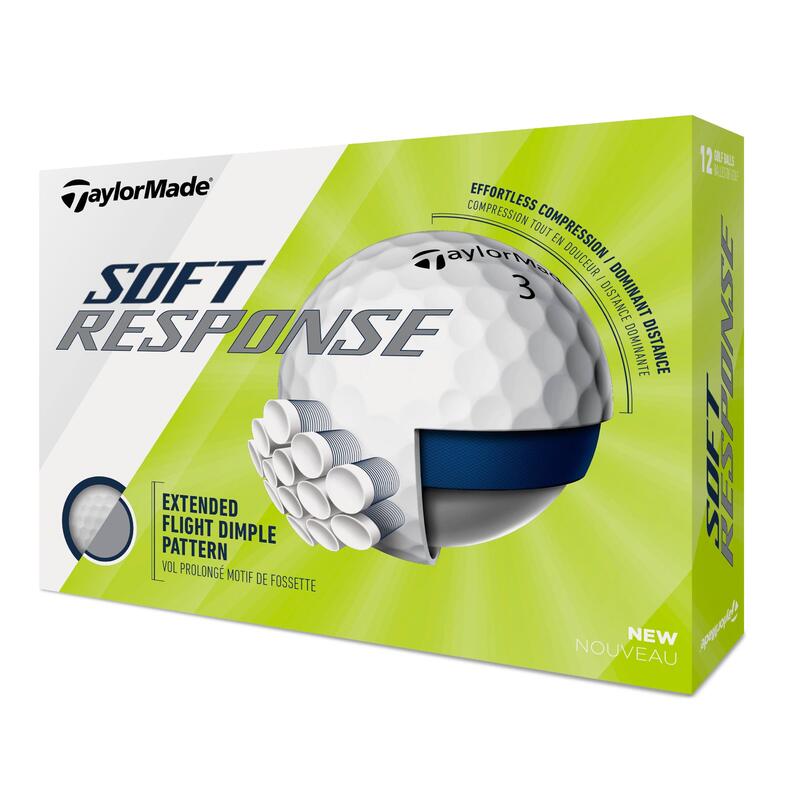 Golfballen Soft Response 12 stuks wit
