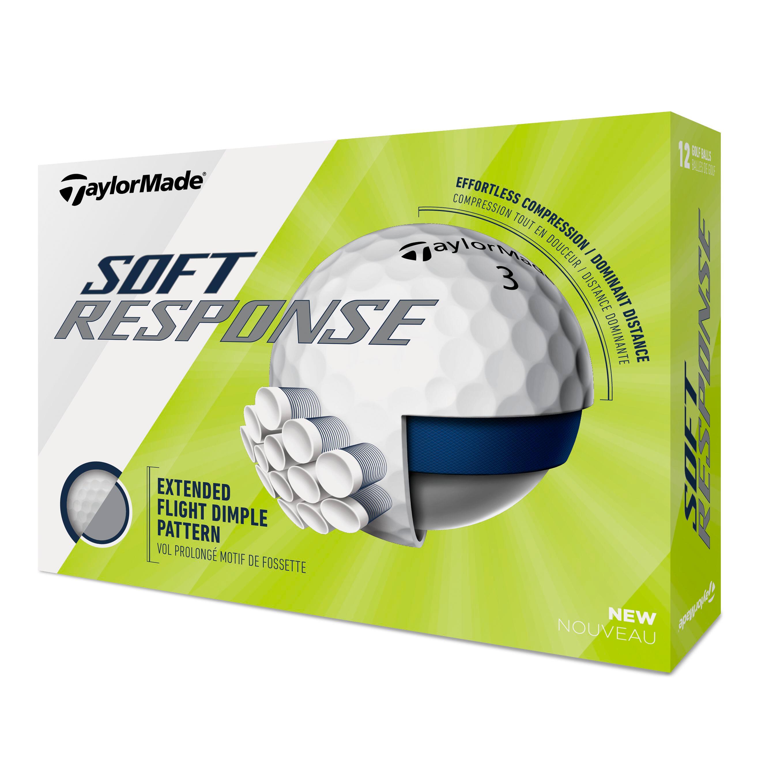 Set 12 Mingi Golf Soft Response Alb Accesorii