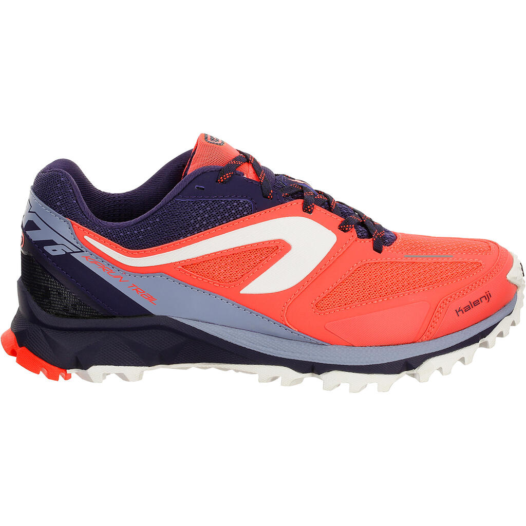 Kiprun Trail XT6 ženski tekaški copati za brezpotja, roza