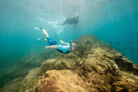 Bialetas Kit Careta Snorkel Snorkeling Snk 500 Ad Azul 