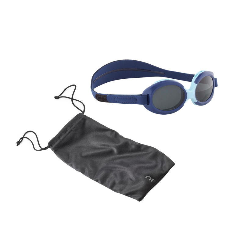 Gafas de sol, gafas de esquí bebé 12 - 36 meses REVERSE categoría 4 azules 