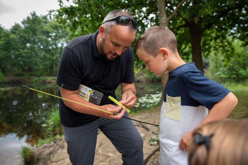 Wędka bat + zestaw dla początkujących FIRSTFISH TRAVEL 300