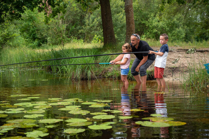 Wędka bat + zestaw dla początkujących FIRSTFISH TRAVEL 300