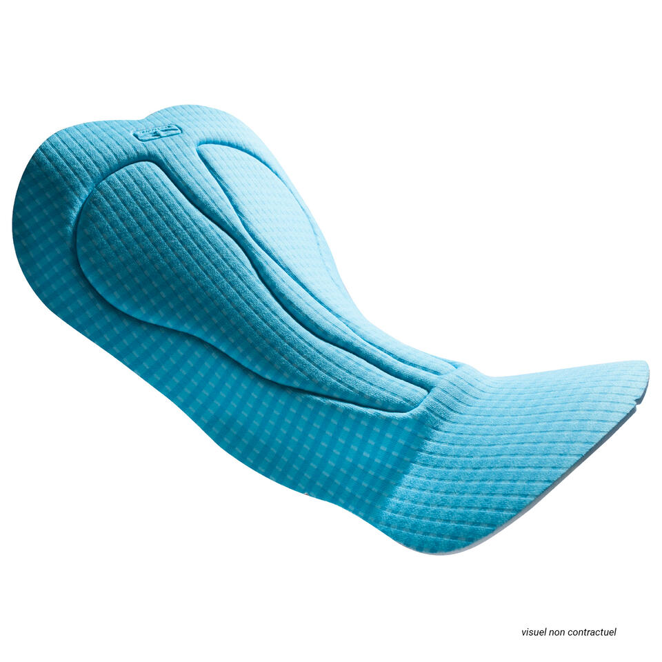 Culote Ciclismo Verano Hombre Ergo Fit Azul/Verde - Faster