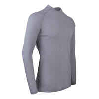 Men's Warm, Comfortable Ski Base Layer 100 - Grey