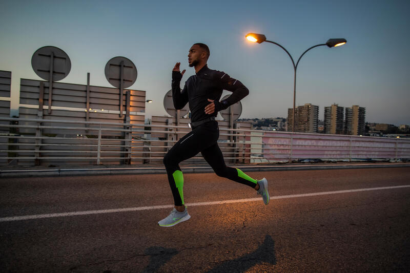 Legginsy do biegania męskie Kiprun Warm ocieplane