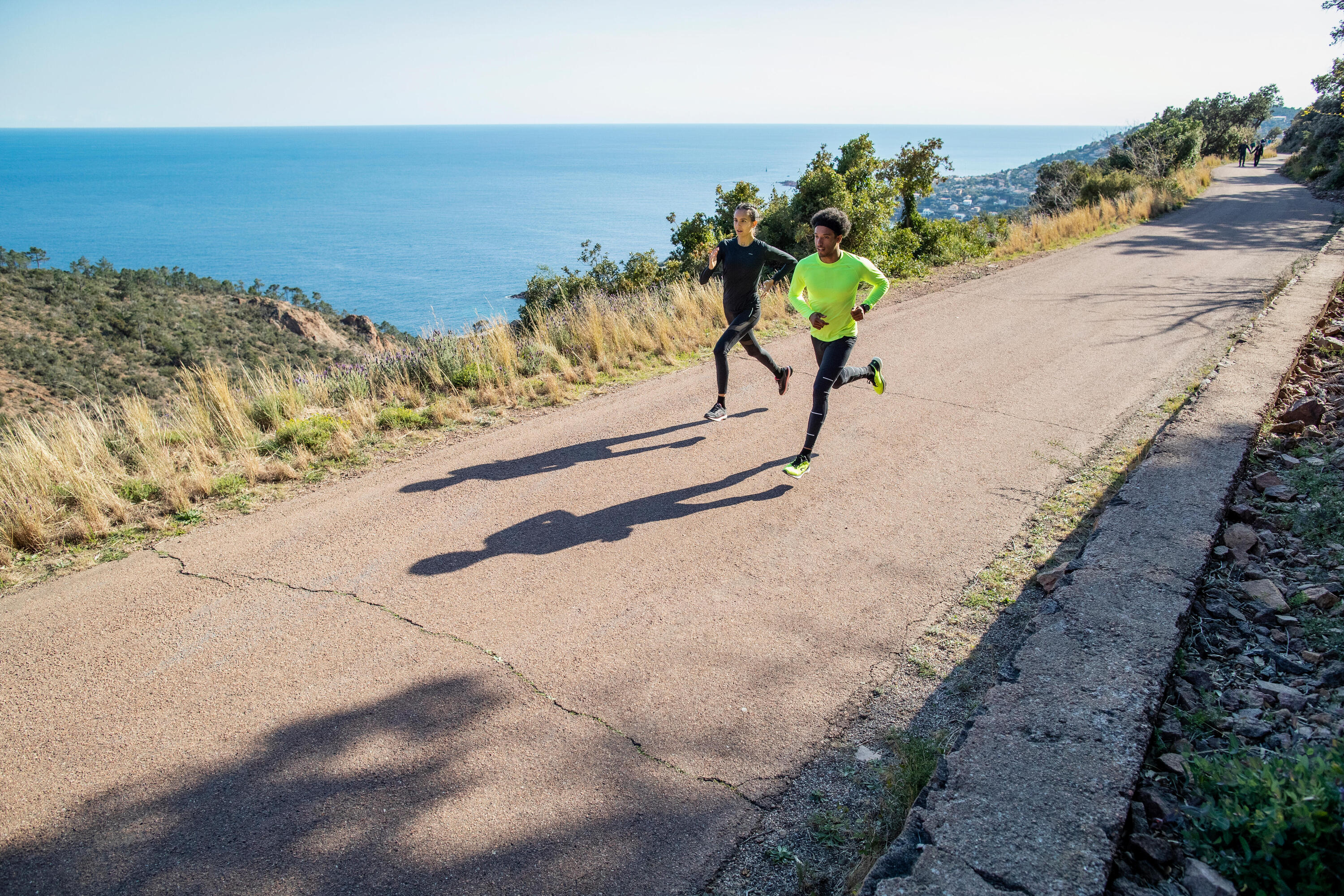 T-shirt de running manches longues Homme - KIPRUN Run 500 Sans couture Jaune 10/10