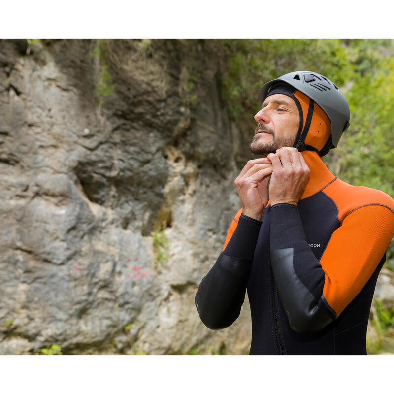 Canyoning helm MK 100 grijs geel