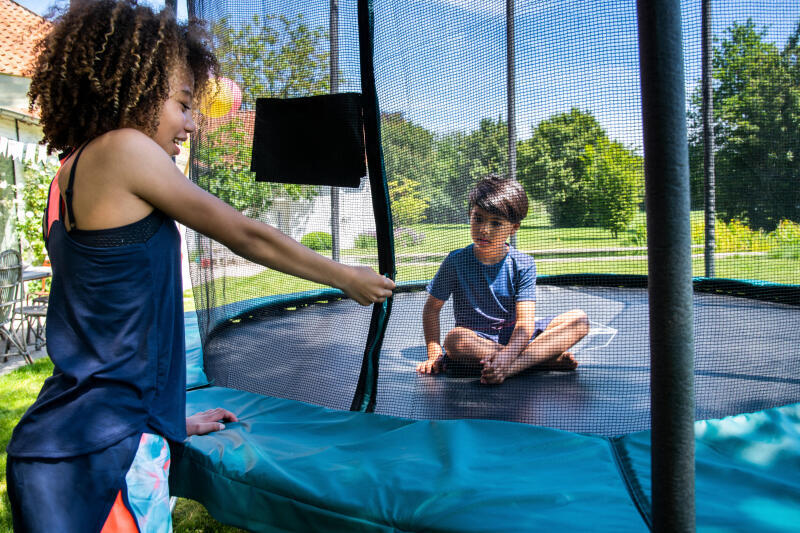 Trampolina Domyos Octogonal 300 z siatką ochronną