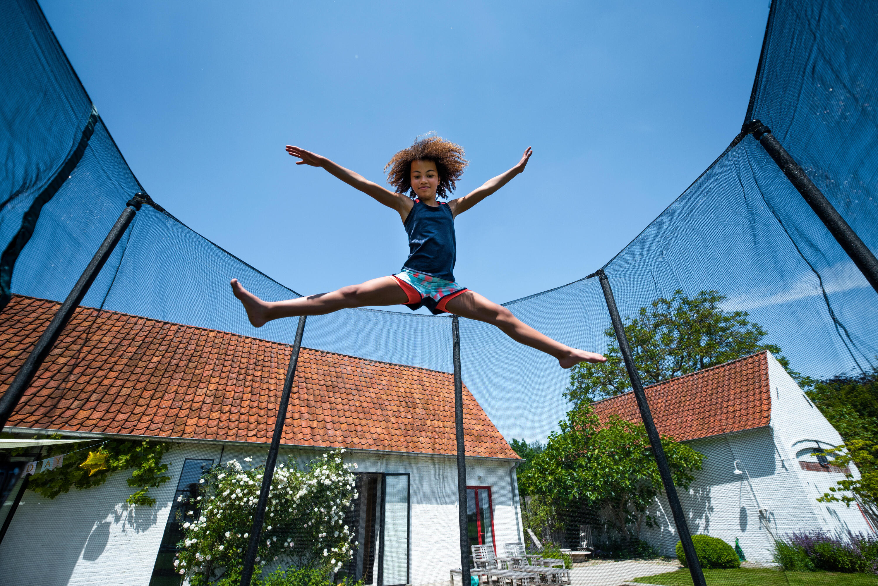 Trampolino Ottagonale 300 con rete di protezione 14/14