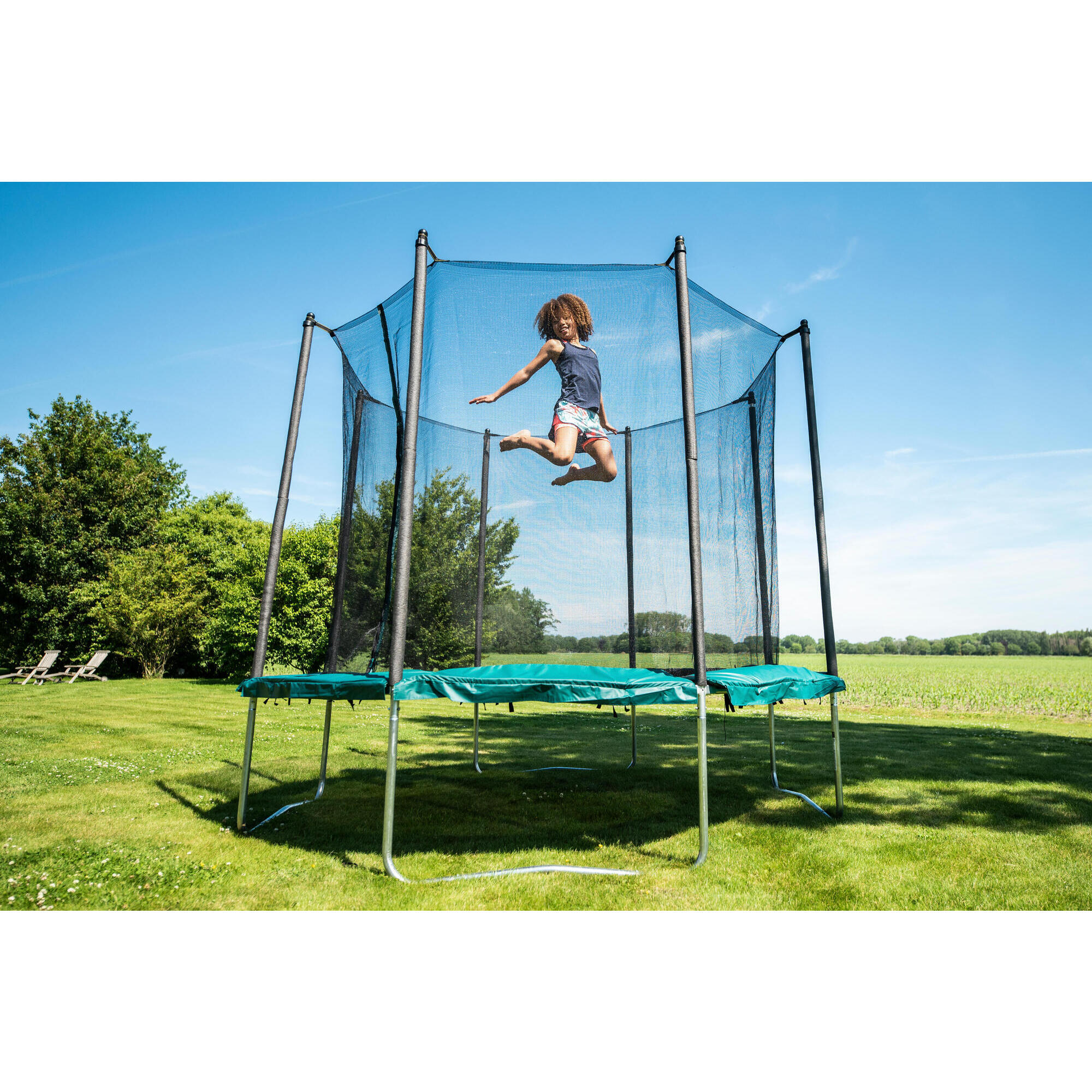 OCTAGONAL TRAMPOLINE 300 WITH SAFETY NET