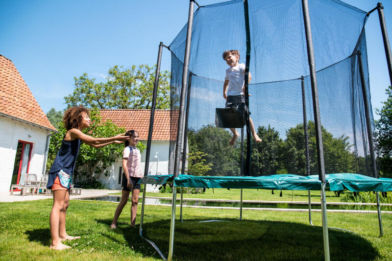 Trampolina Domyos Octogonal 300 z siatką ochronną