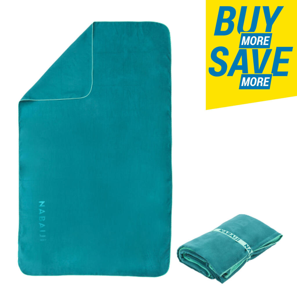 Microfibre Pool Towel Coral Size L 80 x 130 cm