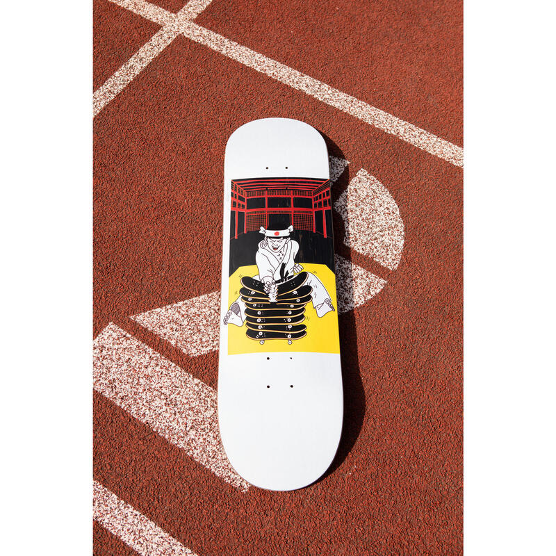 PRODUCTO OCASIÓN: TABLA DE SKATE DECK 120 BRUCE TALLA 8.75" NEGRO.