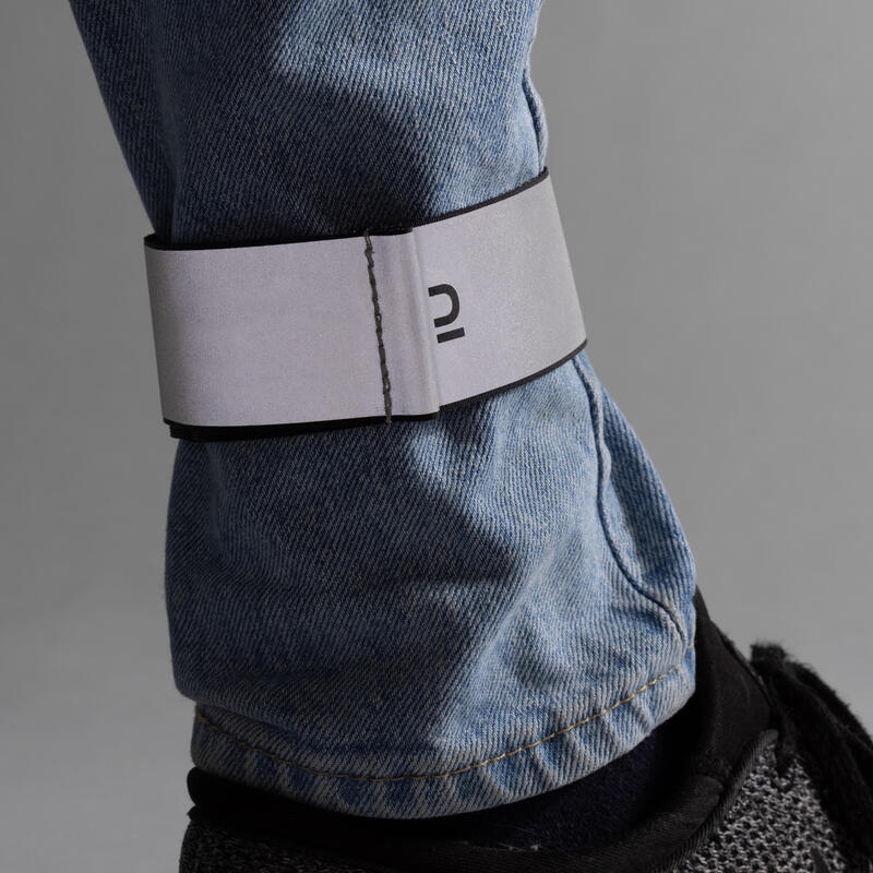 ROCKBROS Reflektorbänder Hosenband mit Klettverschluss 1 Paar