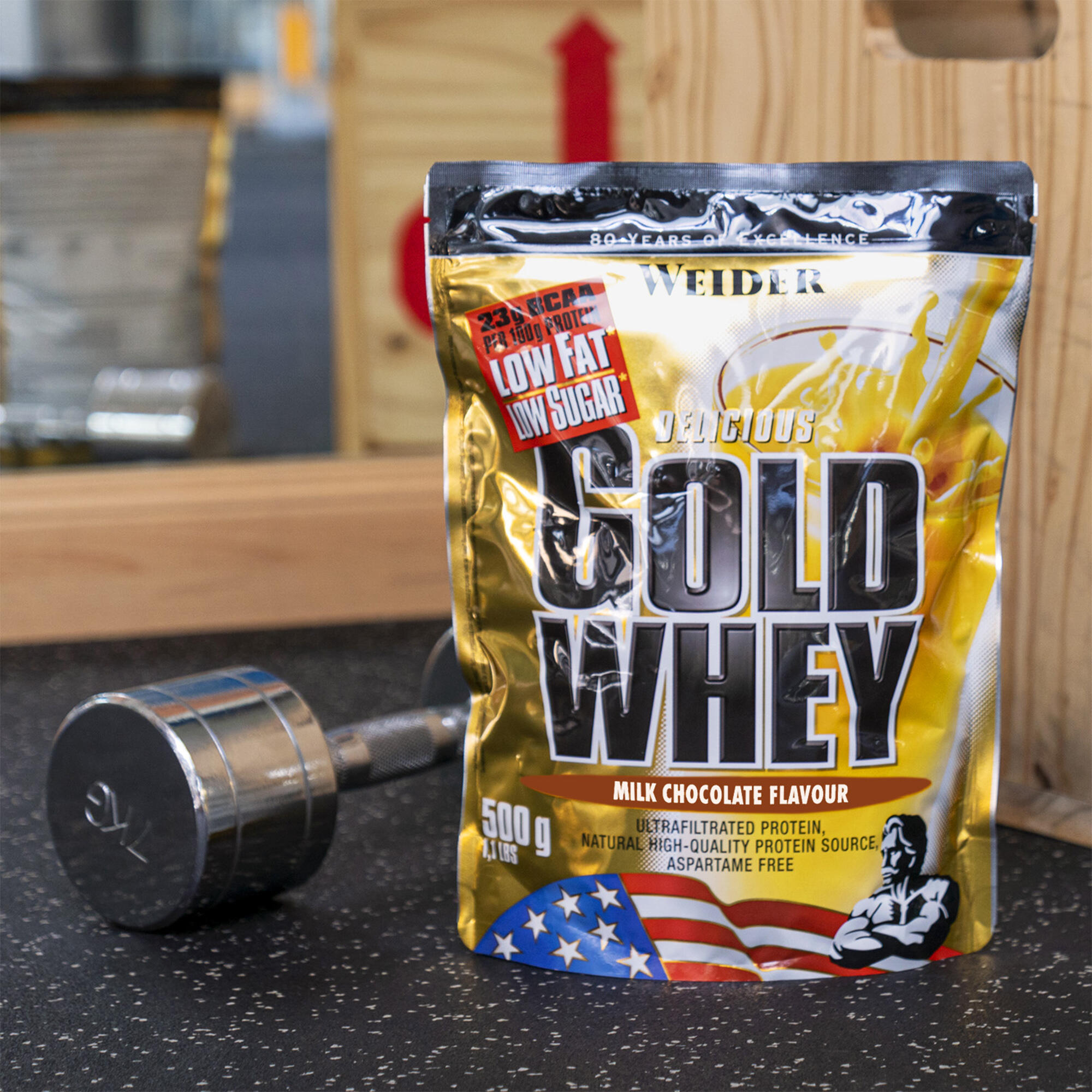 Gold Whey Chocolate Protein 500 g + Peanut Butter 180 g 2/5