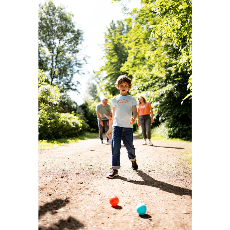 JUEGO DE 8 BOLAS DE PETANCA DE PLÁSTICO