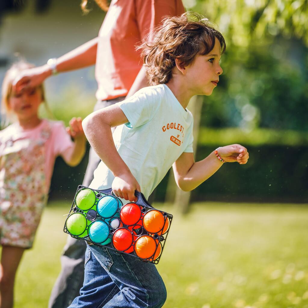 JEU DE 8 BOULES DE PÉTANQUE EN PLASTIQUE