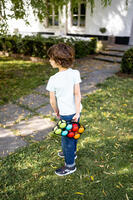 JEU DE 8 BOULES DE PÉTANQUE EN PLASTIQUE