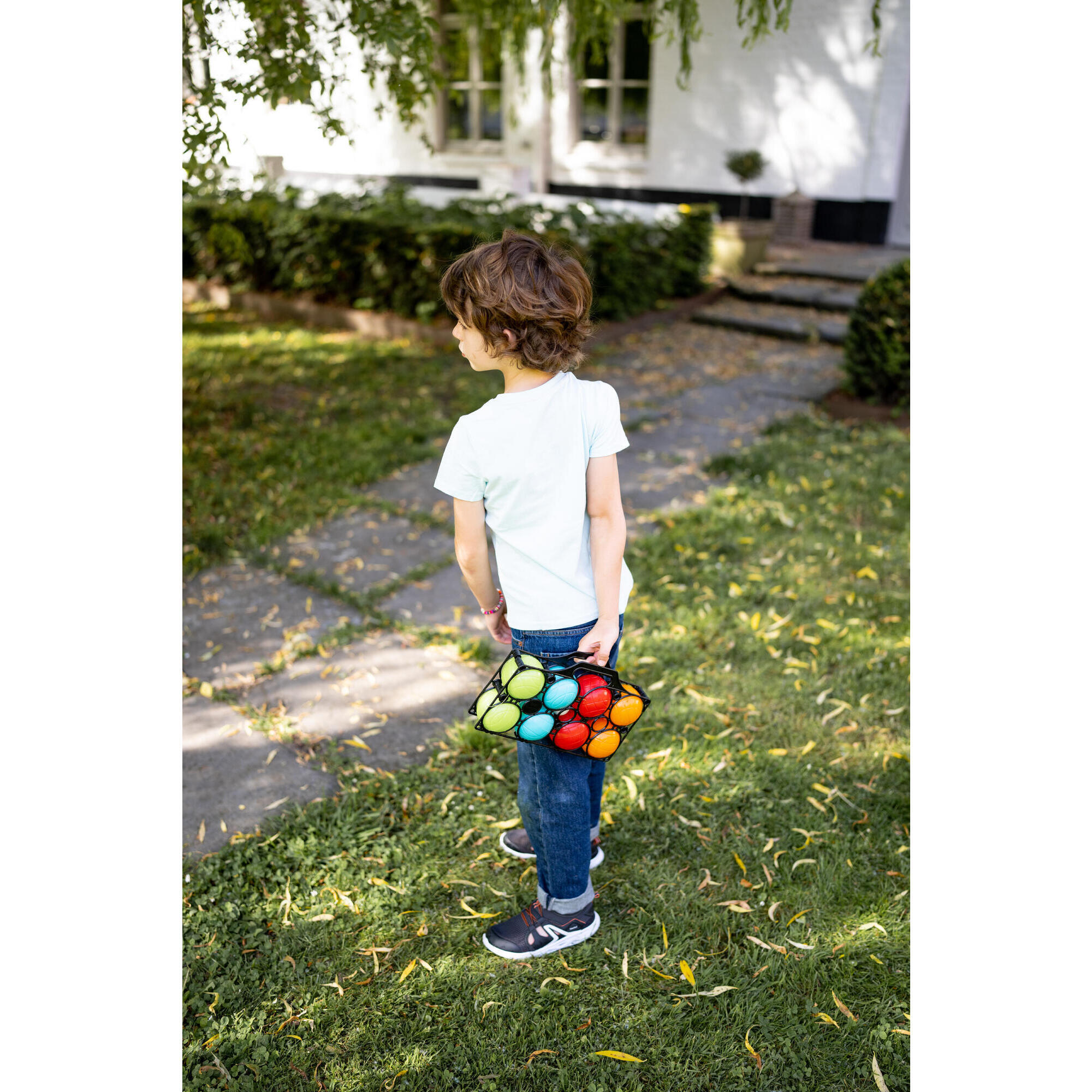 SET OF 8 PLASTIC PÉTANQUE BALLS