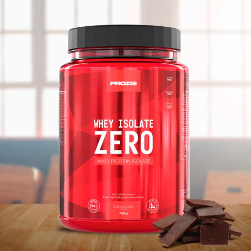 PROTEINA ZERO WHEY ISOLATE PURE SABOR CHOCOLATE 750 GRAMOS