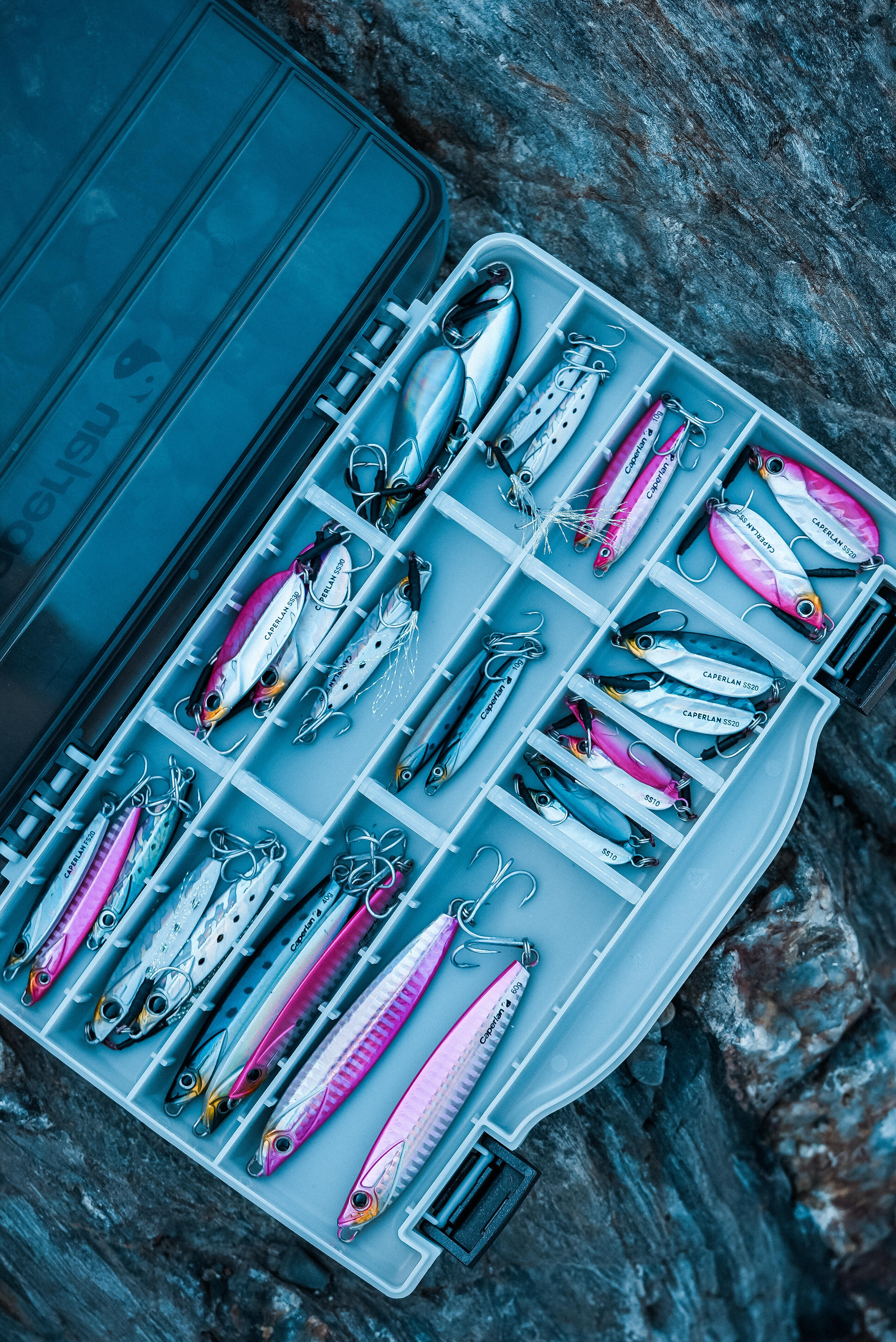 Casting jig biastos 20gr bleu pêche au leurre en mer 6/7