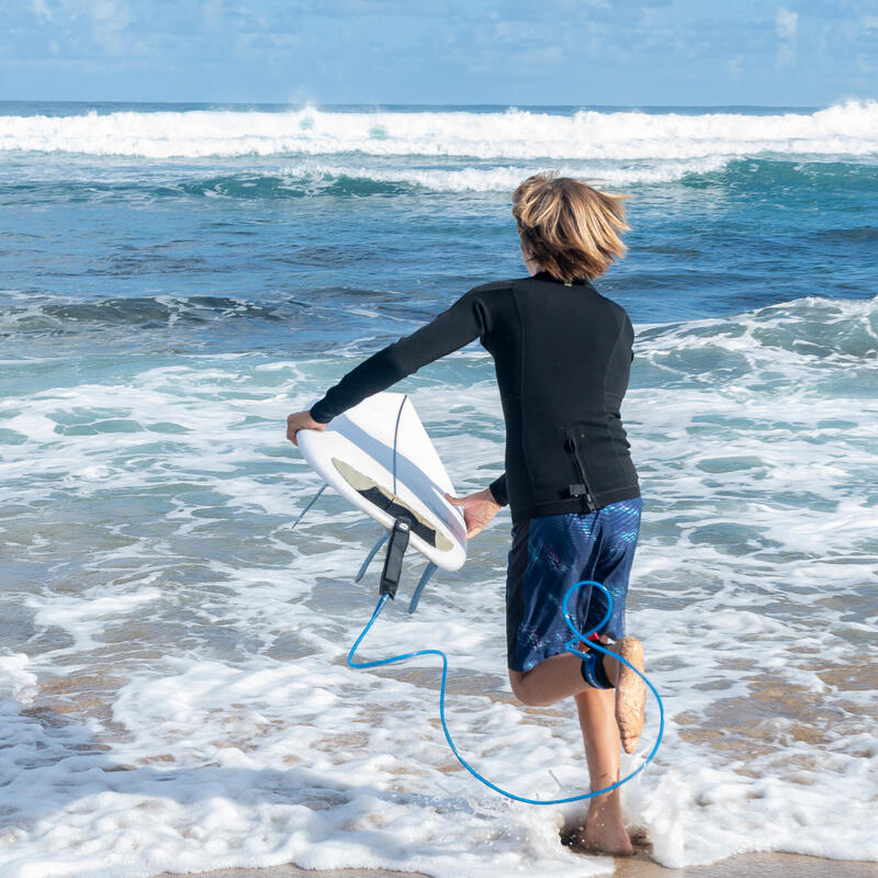 Boardshorts Surfen Jungen 900 Tween blau