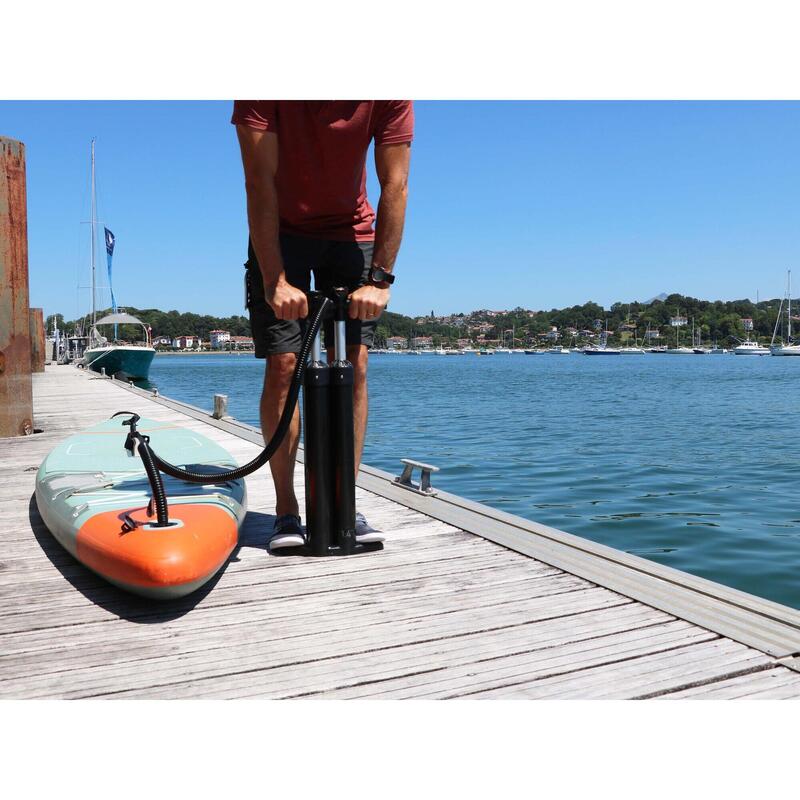 Bomba Rápida e Fácil de Stand Up Paddle Alta Pressão 20 PSI Tripla Ação