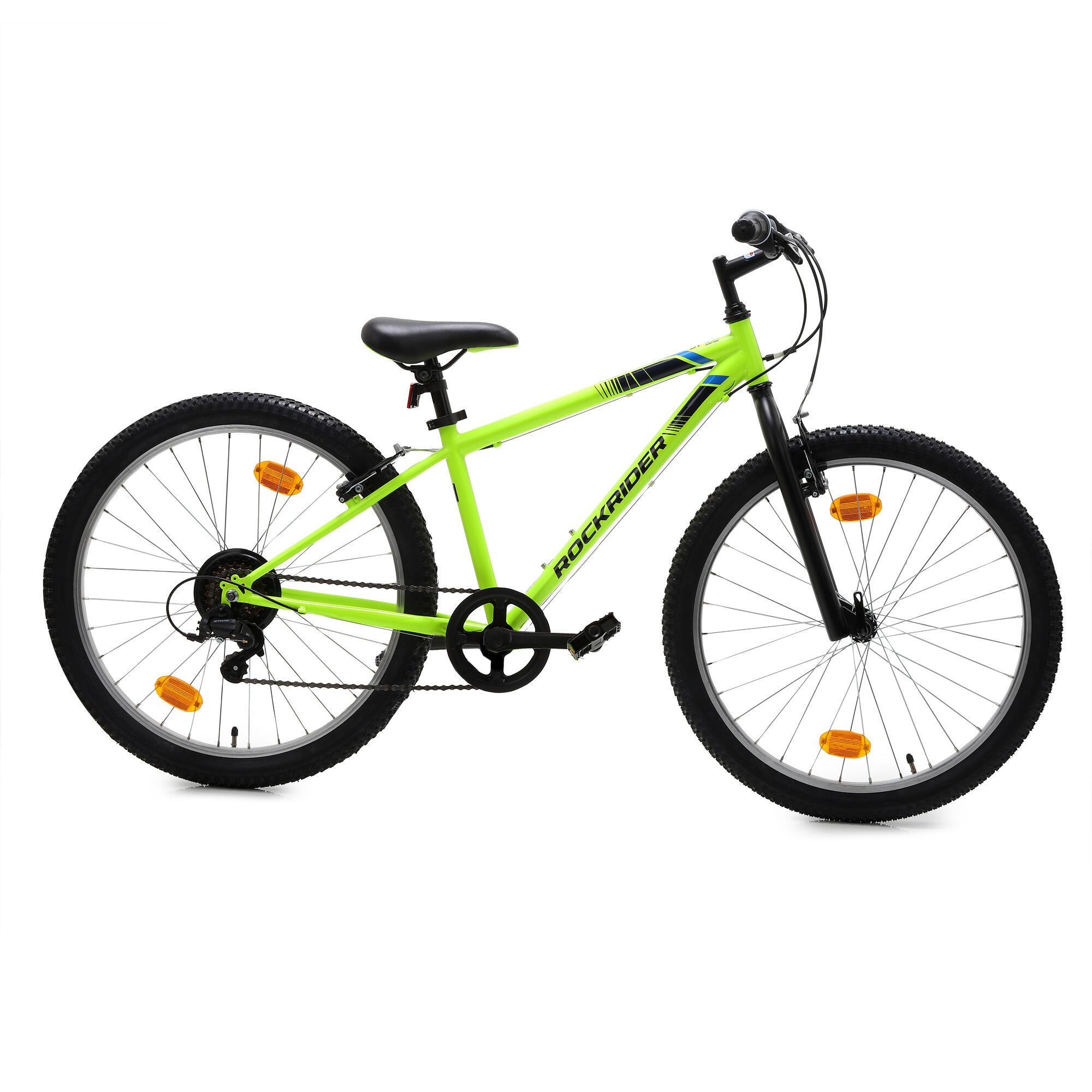 Buy Kids Cycle ST100 8- 12 years (24inch) - Fluro Online | Decathlon