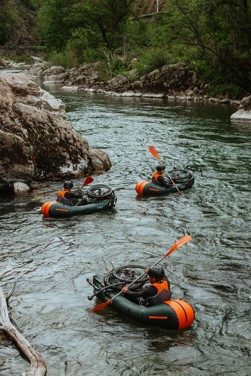 Packraft/Kayak Hinchable PR500 Río TPU Cremallera Sellada 1 Plaza