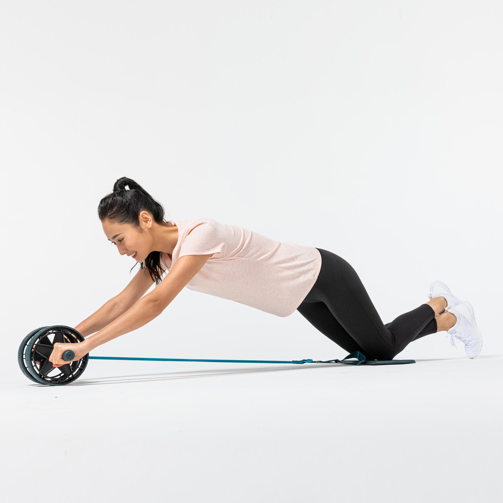 Ab wheel with resistance bands hotsell