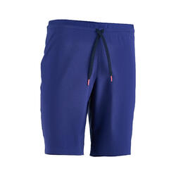 成人款足球短褲F500 - 藍粉配色