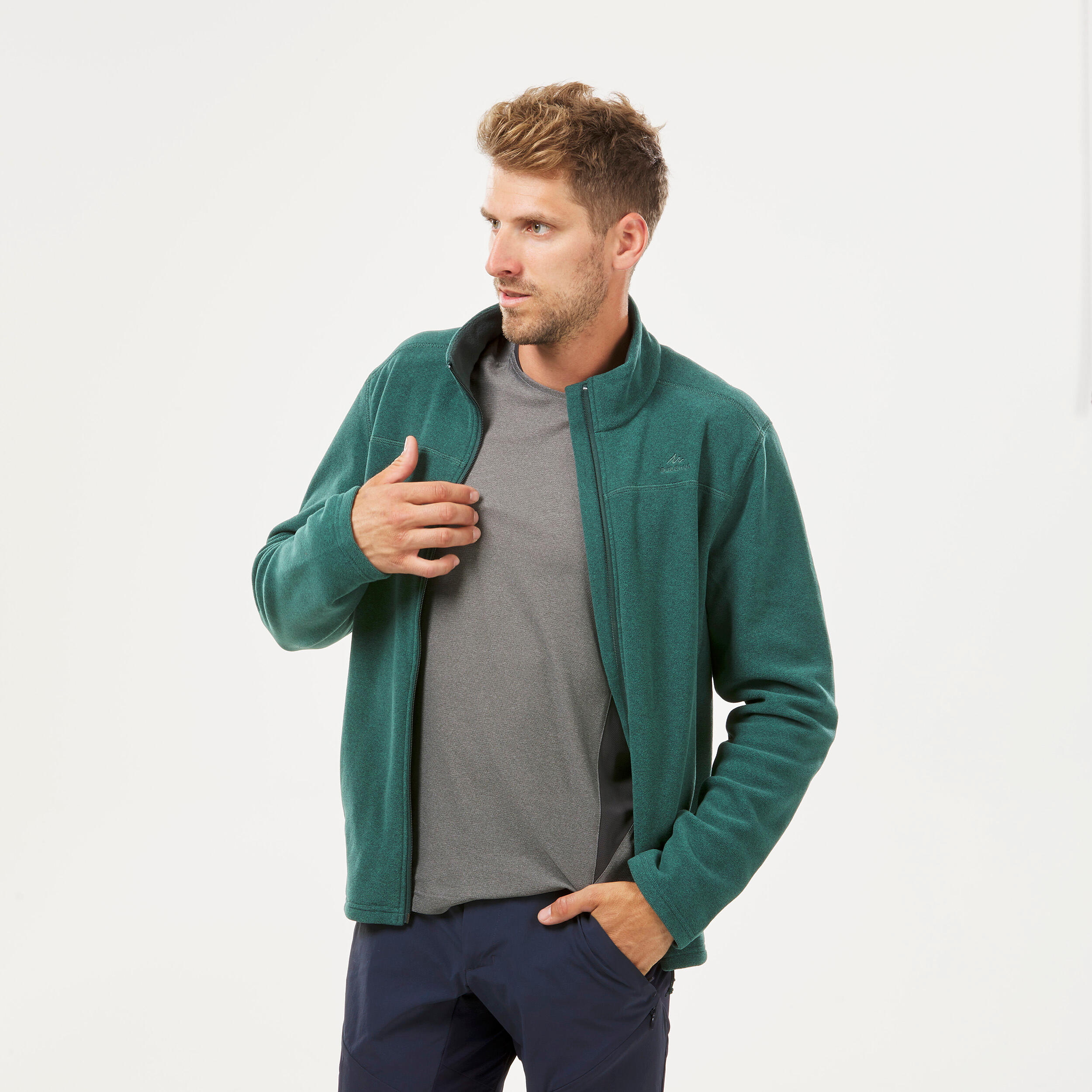 Hiking Fleece Jacket - MH120 - Decathlon
