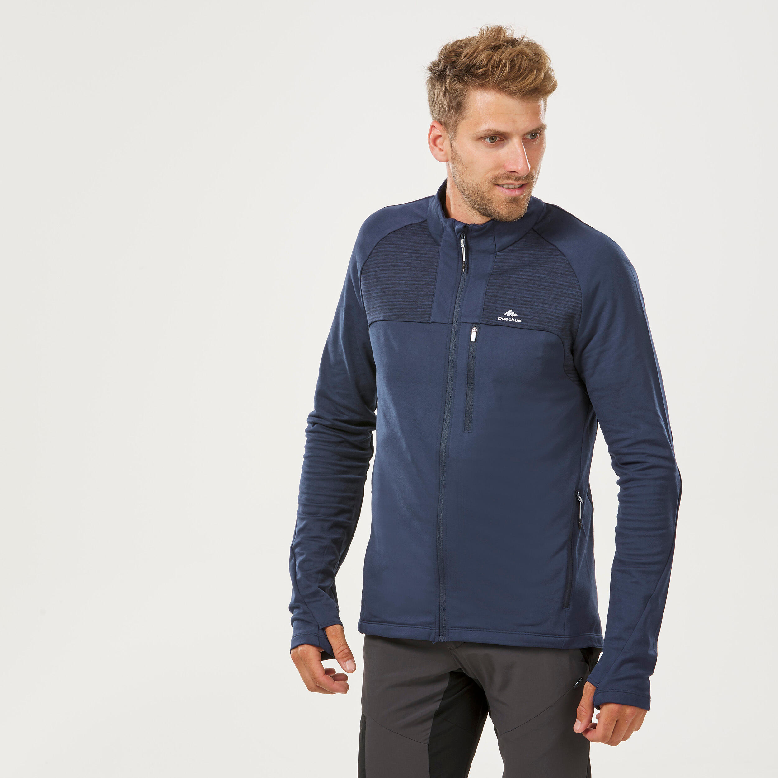 Men's Hiking Light Fleece Jacket MH950 