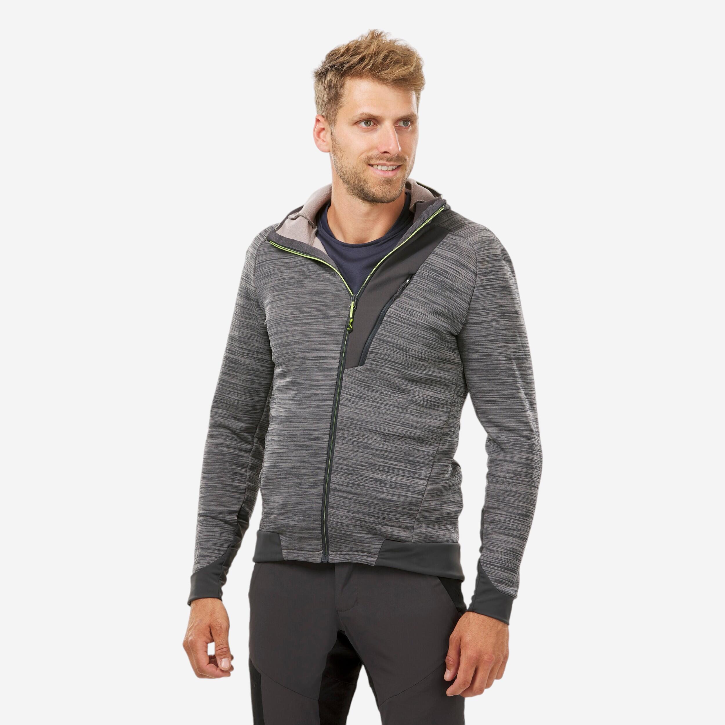 mens thin fleece jacket