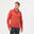 Fleecepullover Herren Bergwandern - MH100 orange