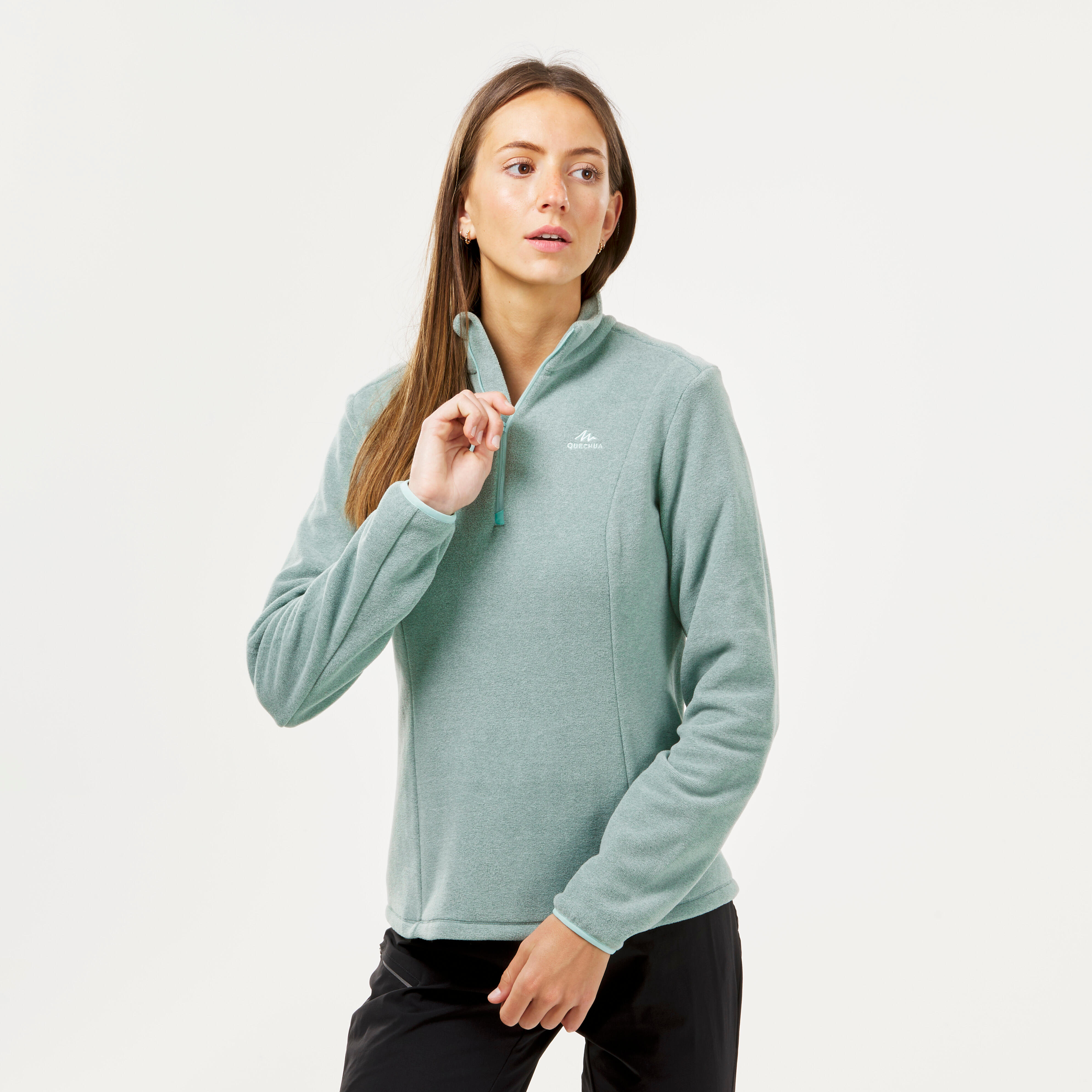Forro Polar montaña y trekking Mujer Quechua MH100