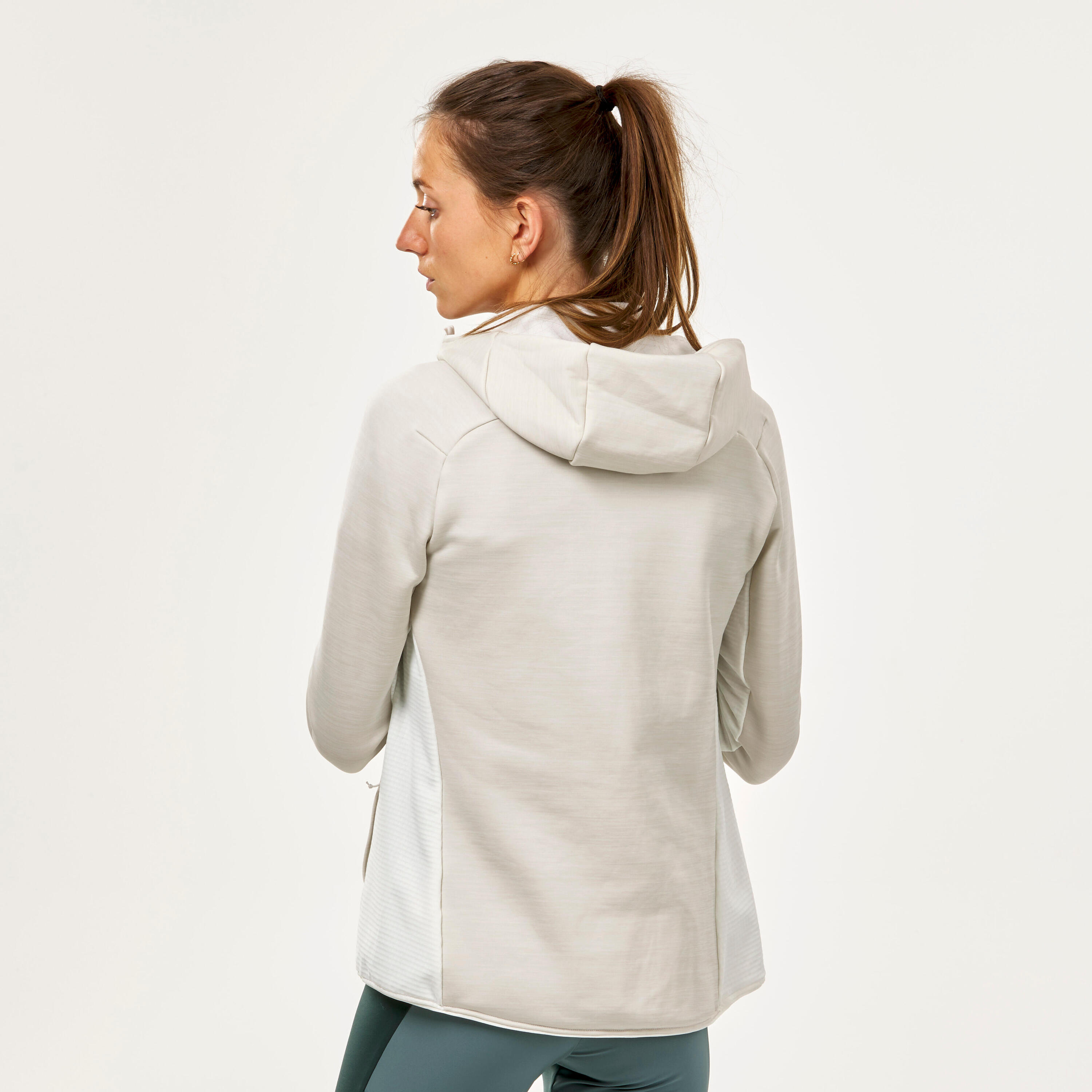 Women's Hiking Thin Fleece Jacket - MH520 3/6