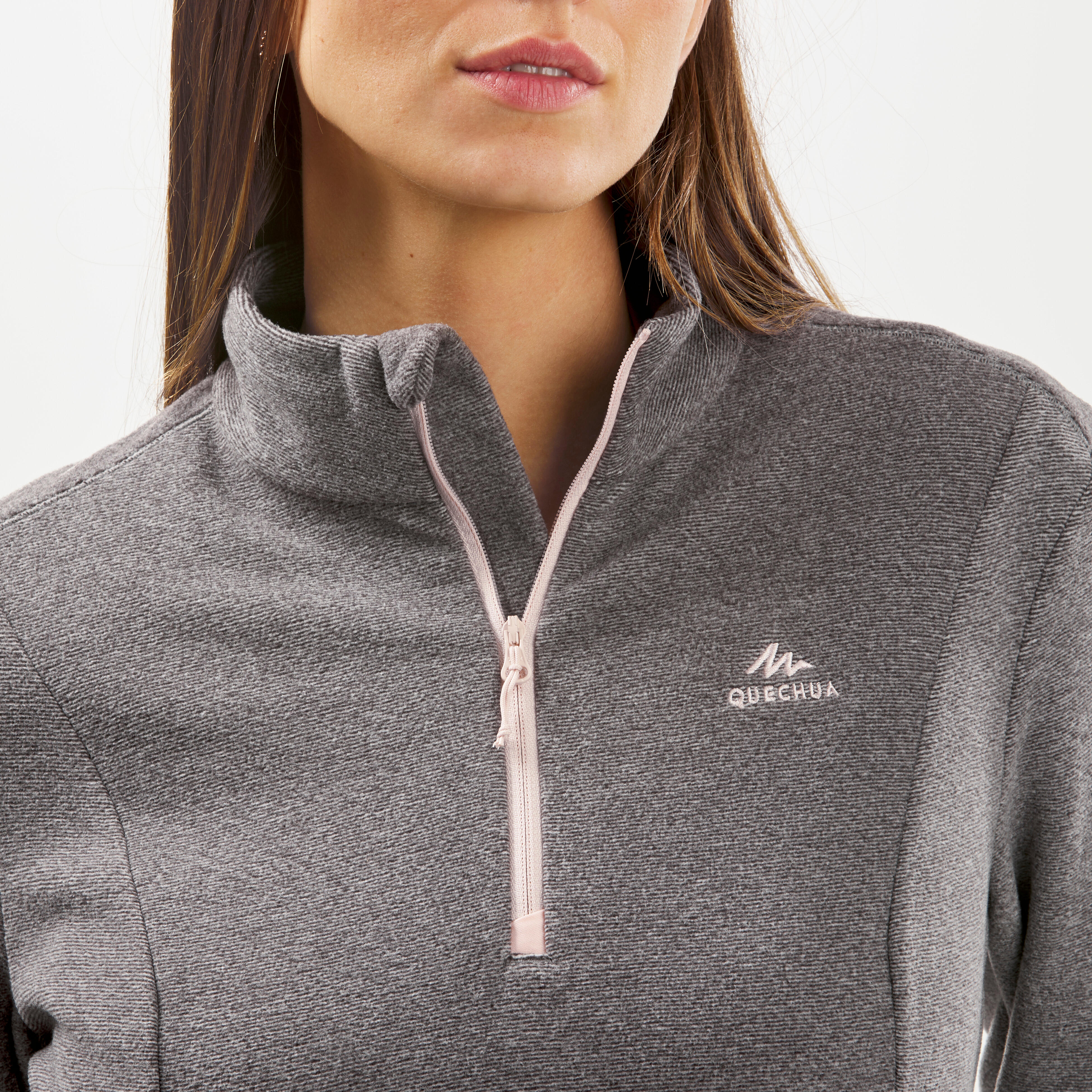 Womens' Fleece Hiking Sweater – MH 100 - QUECHUA