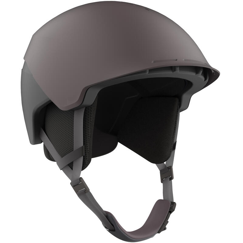 Lyžařská helma FR 500 šedo-hnědá